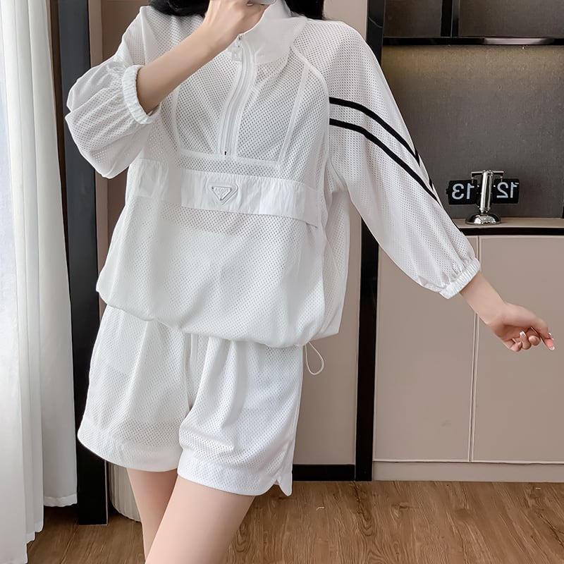新商品 上質 簡潔 カジュアル 半袖Tシャツ ショートパンツ セットアップ ＜U-8832＞