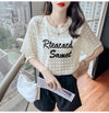 【半額！期間限定！！】大活躍 シフォン 定番シンプル 刺繍 全3色 Tシャツ カットソー ＜U-8601＞