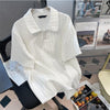 ゆったり感アップ 切り替え 好感度満載 Tシャツ＋ショートパンツ セットアップ＜U-3556＞