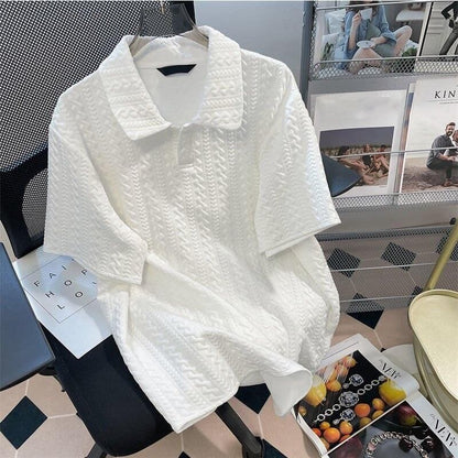 ゆったり感アップ 切り替え 好感度満載 Tシャツ＋ショートパンツ セットアップ＜U-3556＞