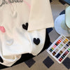 絶対欲しい ホットダイヤモンド キュート 三次元の愛 ゆったり 半袖Tシャツ＜U-8823＞