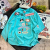新商品 大人可愛い 求めてたデザイン 肌触り抜群 プリント 5色選択 Tシャツ<U-9369>