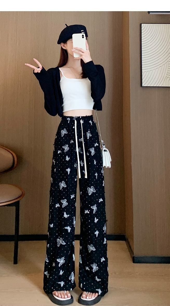 オシャレ 切り替え デザイン 三色 スウェット ジョガーパンツ <U-11936>