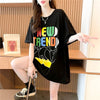 スタイリッシュ プリント 一目惚れ Tシャツ カットソー トップス＜U-3135＞