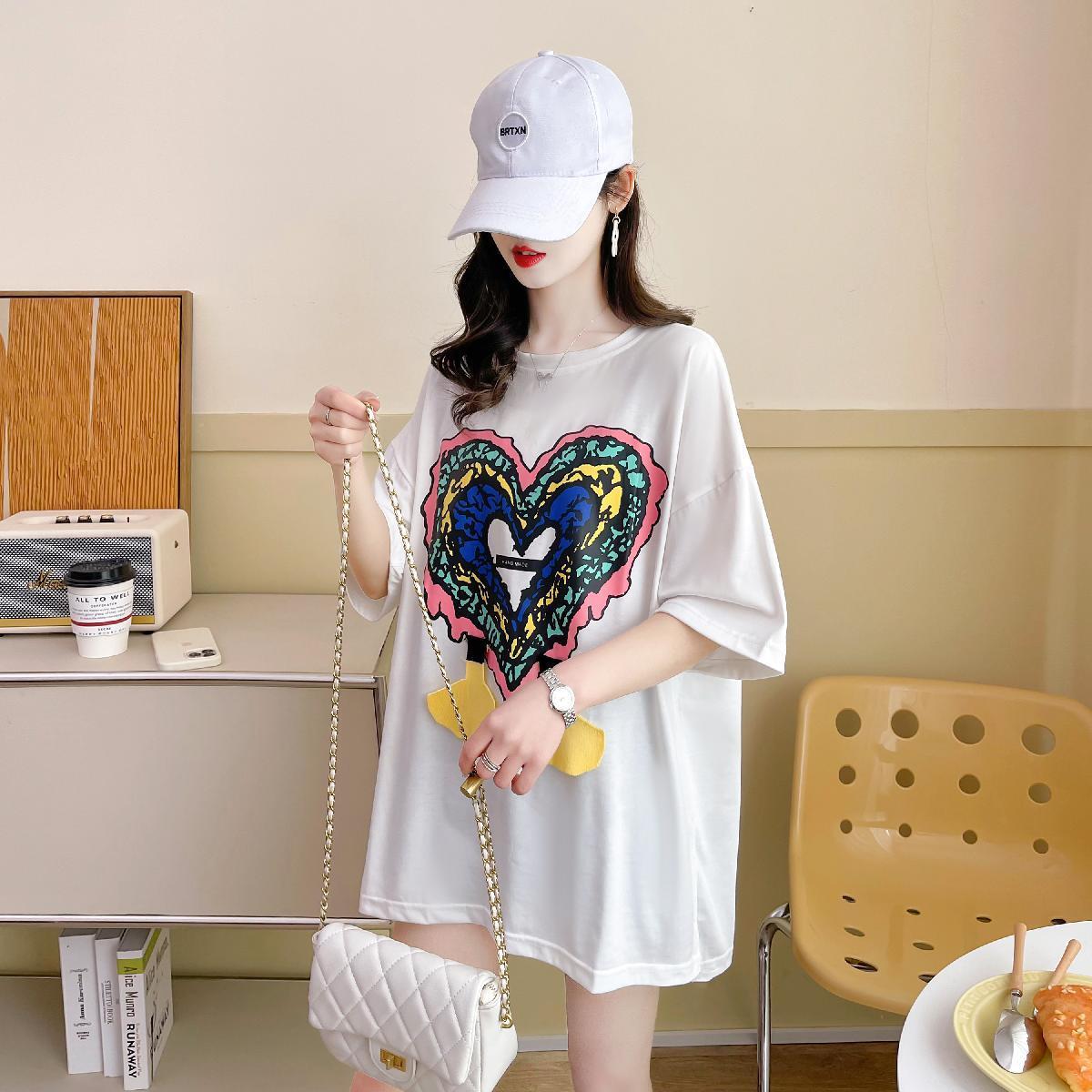 おすすめ シンプル カジュアル ゆったり 半袖Tシャツ＜U-8136＞