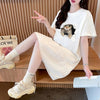 絶対欲しい ネコ カジュアル デザイン ゆったり 半袖 Tシャツ＜U-8658＞