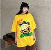 話題沸騰中 おしゃれ度高め 活躍する優秀アイテム プリント 半袖 Tシャツ <U-9325>