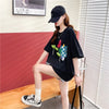 カジュアル プリント 好感度満載 ラウンドネック Tシャツ カットソー＜U-3118＞