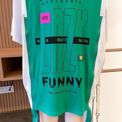 個性派 好感度UP 海外トレンド カジュアル 全3色 半袖 Tシャツ ＜U-11487＞