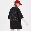 おすすめ 感満々 柔らかくて優しい印象 タイルアップ プリント 4色選択 半袖Tシャツ＜U-9317＞