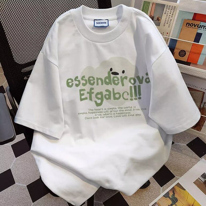 今季マストバイ プリント 定番シンプル 全5色 Tシャツ カットソー＜U-8552＞