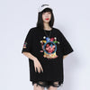 話題沸騰中 ゆったり カジュアル プリント 6色 半袖Tシャツ＜U-8164＞