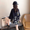 新商品 大人可愛い 大活躍 カジュアル キュートプリント 全2色 半袖Tシャツ＜U-8595＞