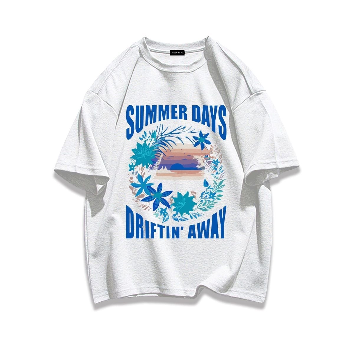 柔らかな肌触りで着心地も楽ちん アバンギャルド カジュアル プリント 全7色 半袖 Tシャツ <U-9263>