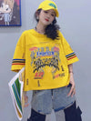 ファッション 美人度アップ おすすめ 好感度UP カジュアル 全4色 半袖 Tシャツ ＜U-11219＞