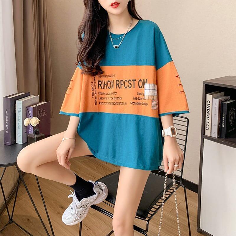 オシャレ度満点 3色選択可 美感いっぱい Tシャツ カットソー＜U-3042＞