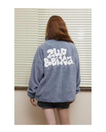ファッション 大人可愛い 上質 コートリバーシブル 男女兼用 ジャケット<U-12333>