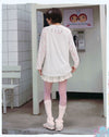 可愛い プリント ゆったり 甘カジュアル 長袖 Tシャツ F-13501