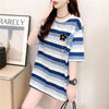 オシャレ度満点 プリント 美感いっぱい Tシャツ カットソー＜U-3296＞