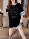 美人度アップ カジュアル 好感度UP 全4色 半袖 Tシャツ ＜U-11048＞