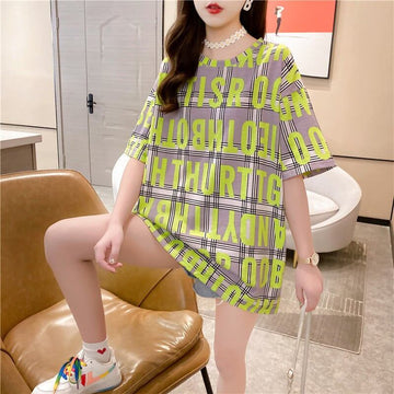 ゆったり感アップ プリント 美感いっぱい Tシャツ カットソー＜U-3337＞