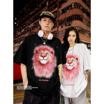 絶対流行 デザイン性抜群 ファッション感満々 着心地良い 全7色 半袖 Tシャツ 男女兼用<U-6778>