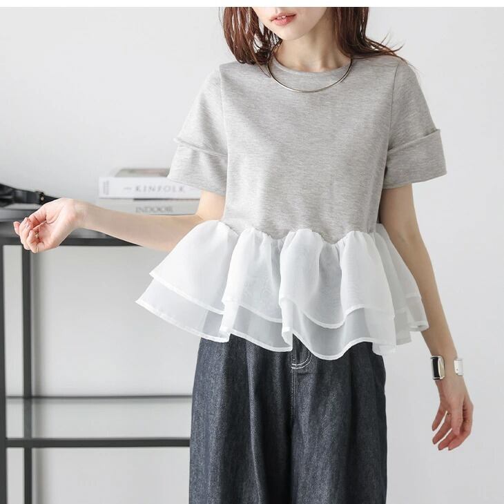 知的 海外トレンド 早い者勝ち 好感度UP カジュアル 全3色 半袖 Tシャツ ＜U-11763＞