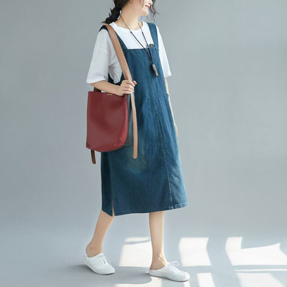今季マストバイ デニム カジュアル サロペットスカート<U-8505>
