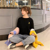 オシャレ度満点 プリント カジュアル Tシャツ カットソー＜U-3315＞