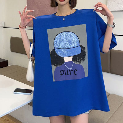話題沸騰中 都市ファッショ 流行新作 オシャレ デザイン プリント全6色 半袖Tシャツ<U-9108>