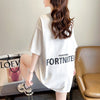 スタイリッシュ 切り替え 一目惚れ プリント Tシャツ カットソー＜U-3430＞