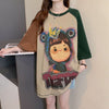 話題沸騰中 ビッグロゴ お勧めカラーマッチング ゆったり 半袖Tシャツ＜U-8350＞