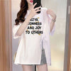 売れ筋 早い者勝ち 絶対流行 カジュアル 2色選択 Tシャツ<U-11608>