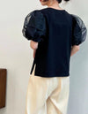 美人度アップ 早い者勝ち 大人可愛い カジュアル 共2色 Tシャツ<U-12140>