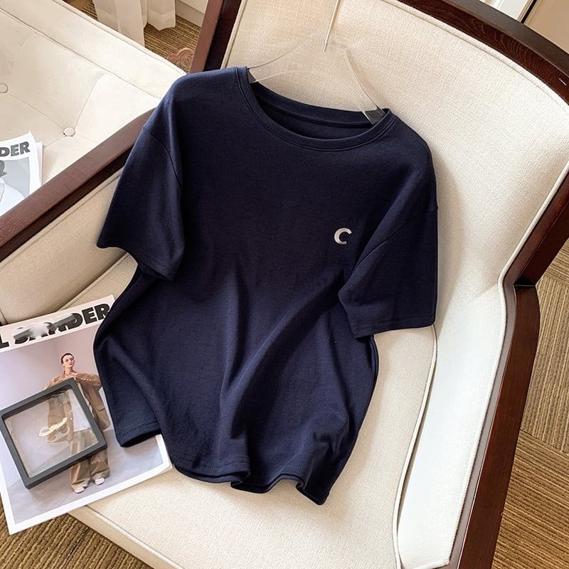 ファッション 切り替え 美人度アップ Tシャツ＋ショートパンツ セットアップ＜U-3527＞