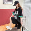 【半額！期間限定！！】今季マストバイ プリント カジュアル Tシャツ カットソー ワンピース＜U-8533＞