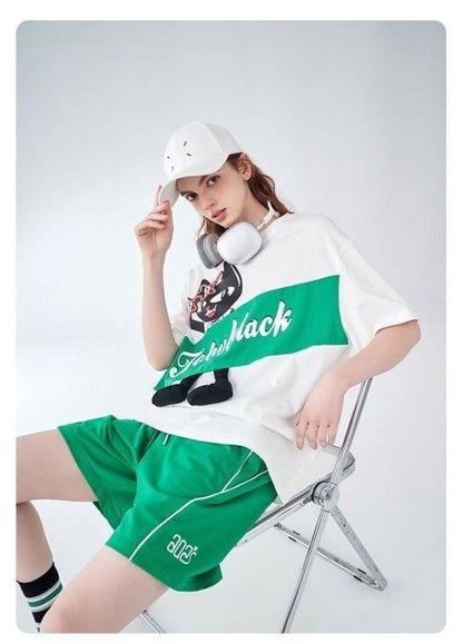 絶対欲しい 絶対流行 今季マストバイ 早い者勝ち カジュアル 2色選択 Tシャツ<U-11658>