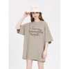 おすすめ 感満々 柔らかくて優しい印象 タイルアップ プリント 4色選択 半袖Tシャツ＜U-9317＞