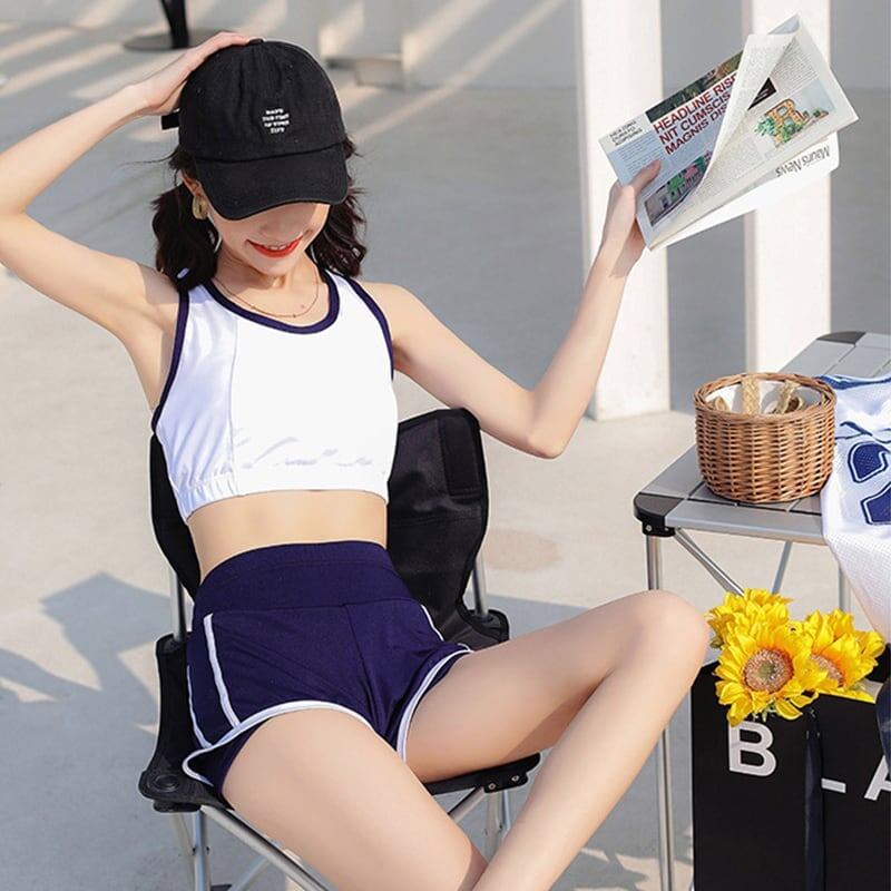好感度満載 シャツ＋ジャケット＋ショートパンツ 美感いっぱい 3点セット 水着＜U-3417＞