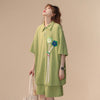 期間限定 ゆったり感アップ ファッション Tシャツ＋ショートパンツ セットアップ＜U-8679＞