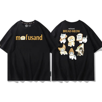 大人可愛い アバンギャルド カジュアル プリント 全6色 半袖 Tシャツ <U-11647>