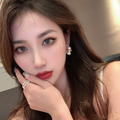 高級感溢れる 美人度アップ ファッション ピアス アクセサリー＜ins-3340＞