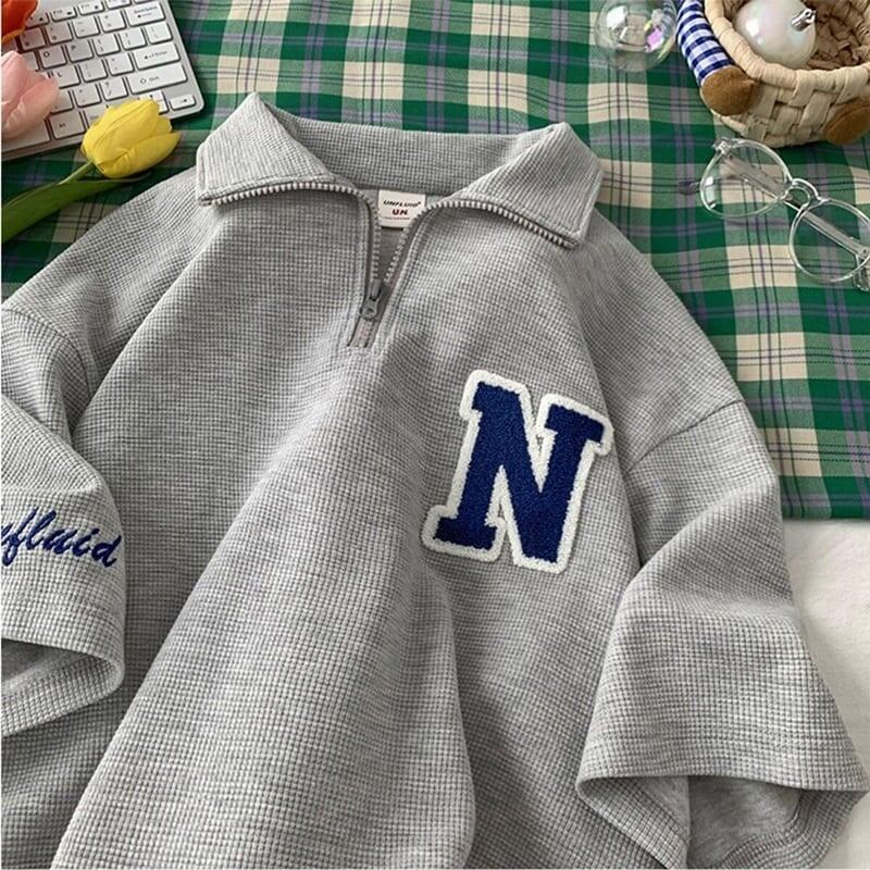 スタイリッシュ 切り替え 一目惚れ Tシャツ＋ショートパンツ セットアップ＜U-3555＞