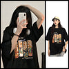 着回し力抜群 アバンギャルド 特別デザイン プリント全5色 半袖Tシャツ<U-8712>