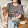 オシャレ度満点 切り替え 着心地抜群 プリント Tシャツ カットソー＜U-3408＞