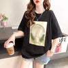 【半額！期間限定！！】着回し力抜群 カジュアル 特別デザイン プリント全2色 半袖Tシャツ<U-8519>