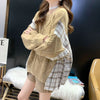優しい雰囲気切り替えニットセーター全3色トップス＜U-4577＞