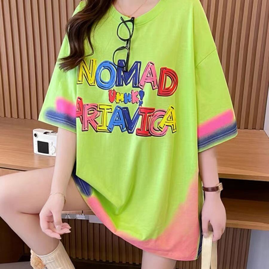 【半額！期間限定！！】着回し力抜群 個性派 ファッション プリント 3色選択 半袖Tシャツ＜U-8589＞