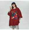 売り切れ必至 プリント ファッション 4色選択 半袖Tシャツ＜U-8594＞
