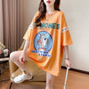 新商品 プリント ファッション ゆったり 全4色 半袖 Tシャツ＜U-11493＞